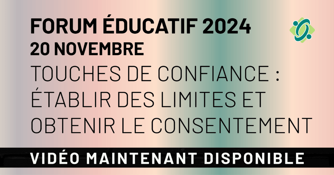 Vous avez manqué le Forum éducatif 2024? Les vidéos sont maintenant en ligne!